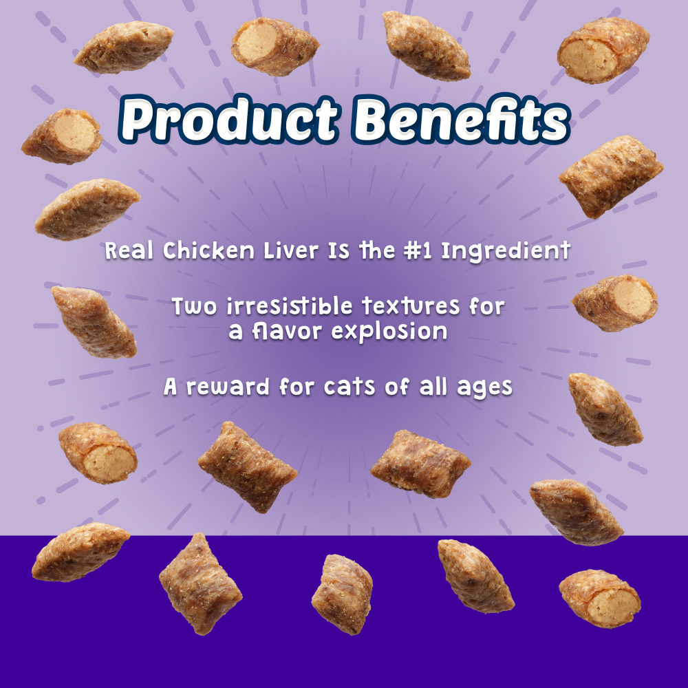 
                  
                    Blue Buffalo Bursts Filled Chicken Liver & Beef Cat Treats
                  
                