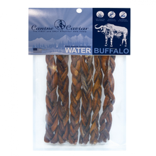 Load image into Gallery viewer, Canine Caviar Buffalo Braided Stix Dog Treats