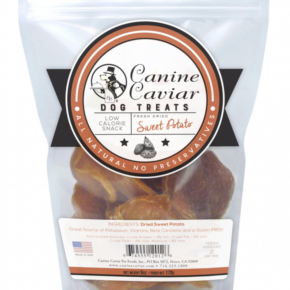 Canine Caviar Dried Sweet Potatoes Dog Treats