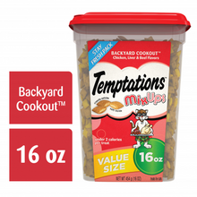 Load image into Gallery viewer, Temptations Mixups Crunchy &amp; Soft Backyard Cookout Flavor Cat Treats