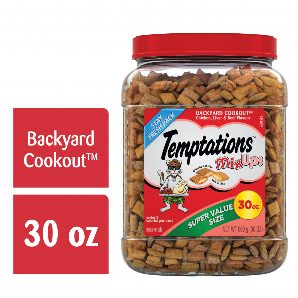 
                  
                    Temptations Mixups Crunchy & Soft Backyard Cookout Flavor Cat Treats
                  
                