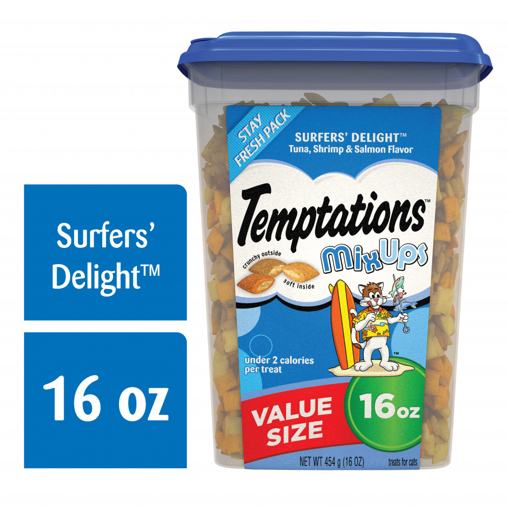 
                  
                    Temptations Mixups Crunchy & Soft Surfers Delight Flavor Cat Treats
                  
                