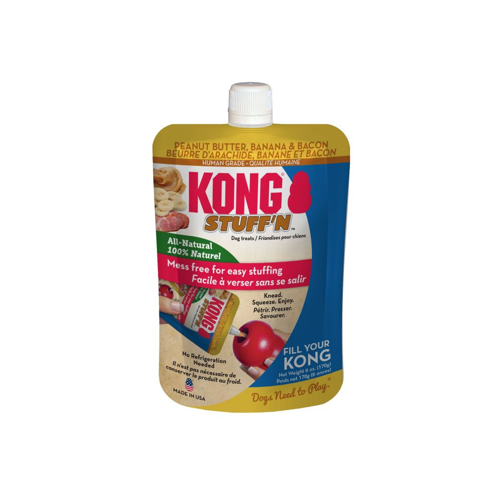 
                  
                    KONG Stuff'N All Natural Peanut Butter Bacon Banana Mess Free Dog Treat for Kong
                  
                