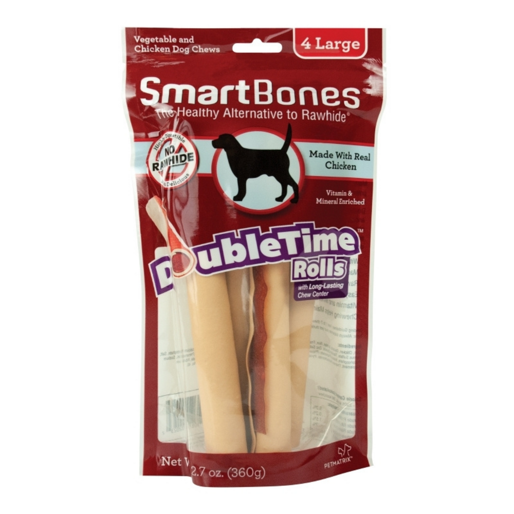 
                  
                    SmartBones DoubleTime Rolls Chicken Dog Treat
                  
                