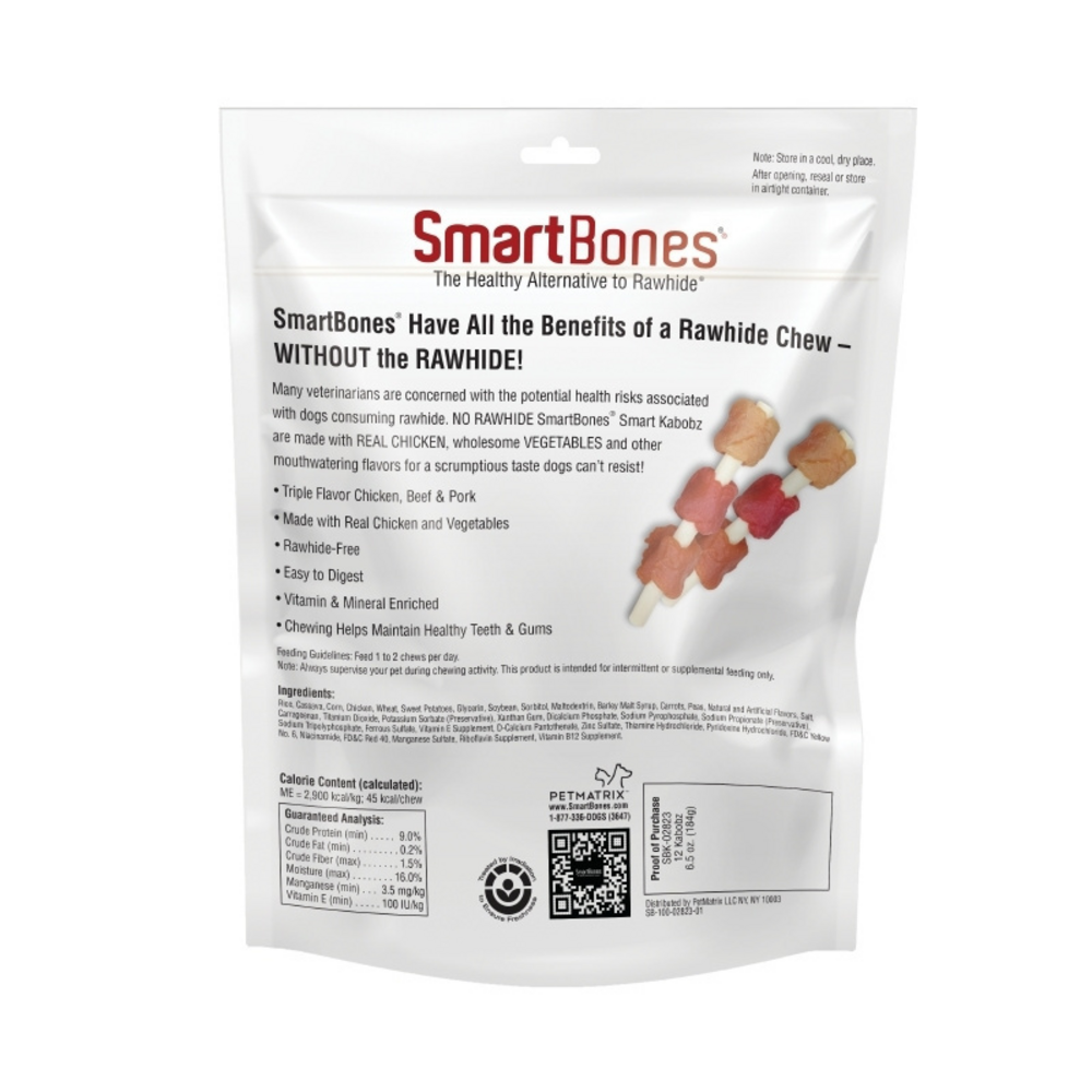 
                  
                    SmartBones Kabobz Dog Treat
                  
                