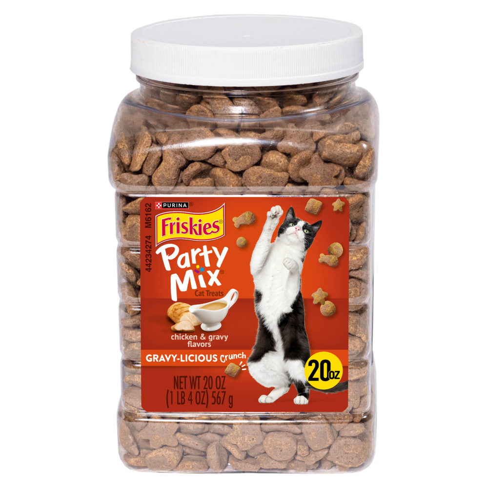 
                  
                    Friskies Party Mix Crunch Gravylicious Chicken & Gravy Flavors Cat Treats
                  
                