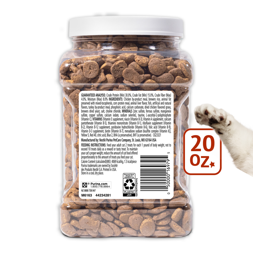 Purina Friskies Party Mix Crunch Gravylicious Chicken & Gravy Cat Treats