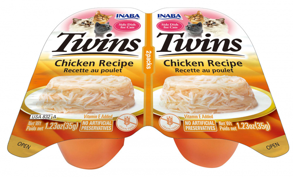 
                  
                    Inaba Cat Twin Cups Chicken Recipe Cat Food Topper
                  
                