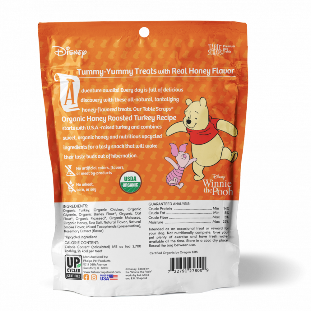 Disney TableScraps Organic Honey Roasted Turkey Recipe Dog Treats