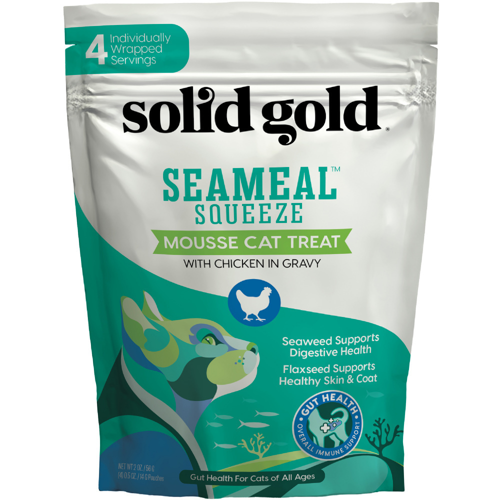 
                  
                    Solid Gold Seameal Squeeze Chicken Grain-Free Cat Treat
                  
                