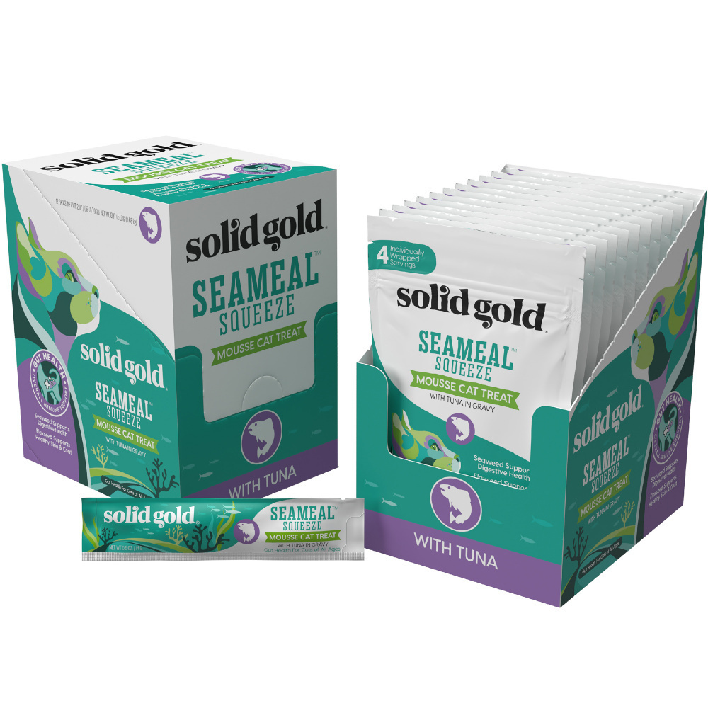 
                  
                    Solid Gold Seameal Squeeze Tuna Grain-Free Cat Treat
                  
                