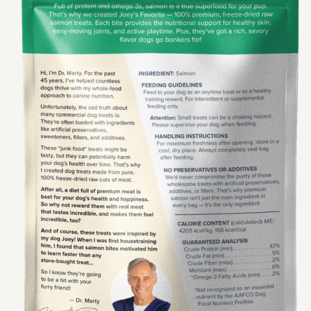 Dr. Marty Joey's Favorite Salmon Dog Treat