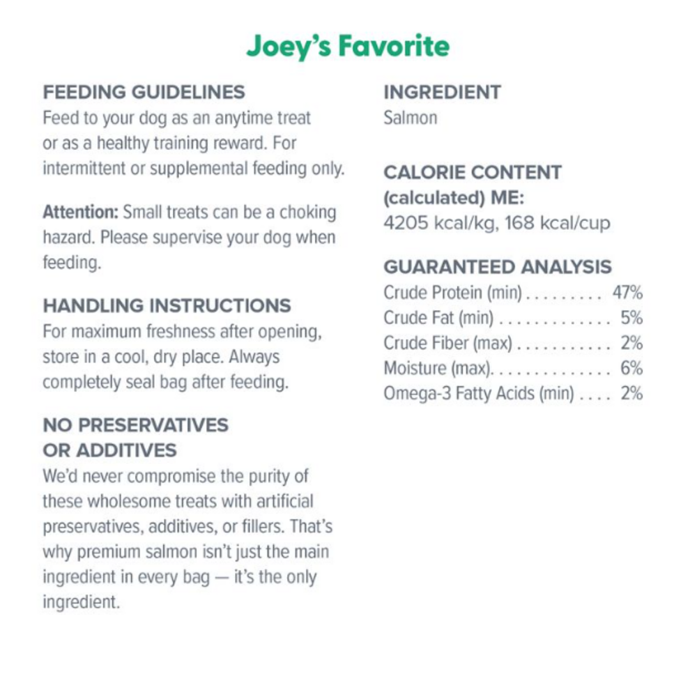 
                  
                    Dr. Marty Joey's Favorite Salmon Dog Treat
                  
                