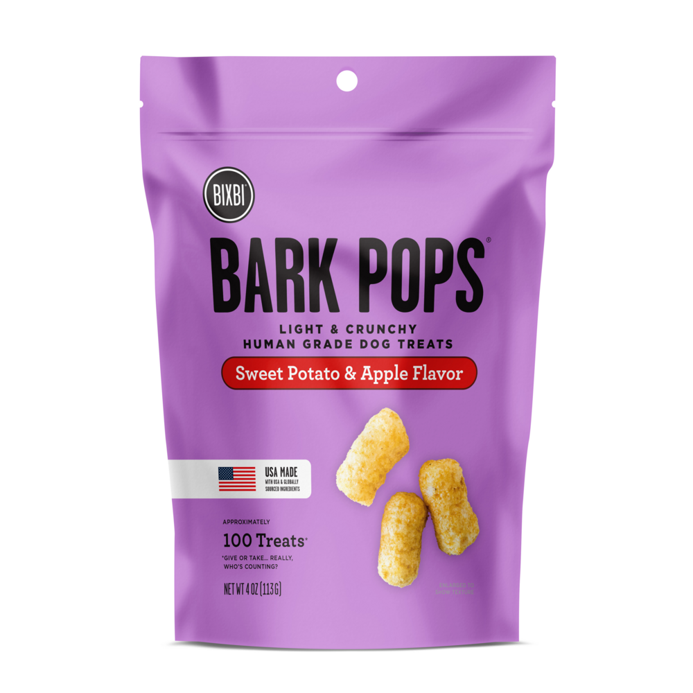 
                  
                    BIXBI Bark Pops Sweet Potato and Apple Dog Treats
                  
                