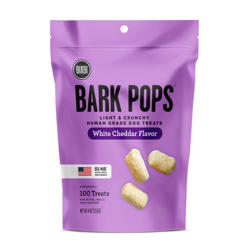 BIXBI Bark Pops White Cheddar Dog Treats