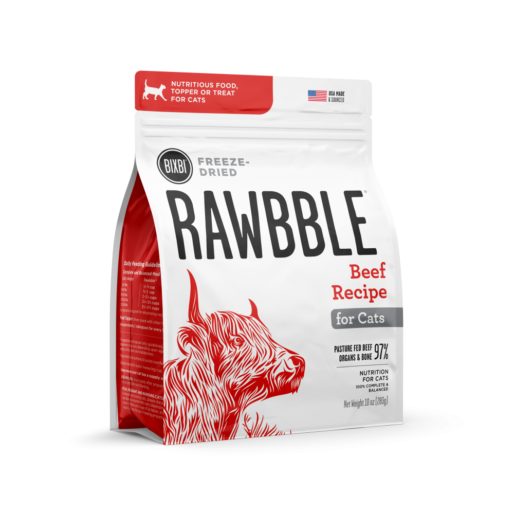 
                  
                    Bixbi Rawbble Beef Freeze Dried for Cats
                  
                