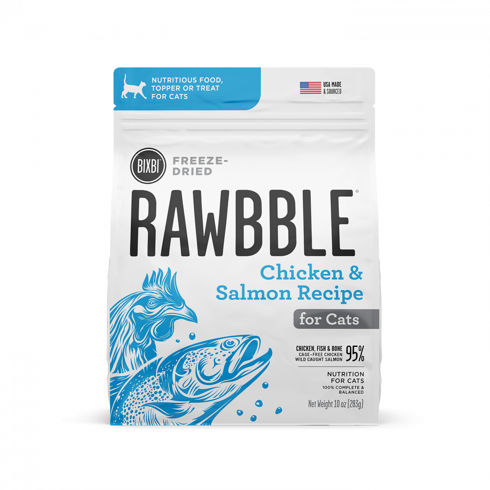 Bixbi Rawbble Chicken/Salmon Freeze Dried for Cats