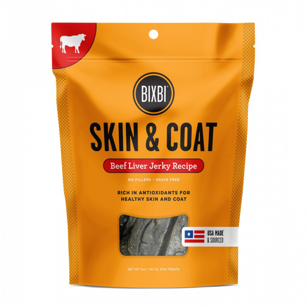 
                  
                    BIXBI Skin & Coat Beef Liver Jerky Dog Treats
                  
                