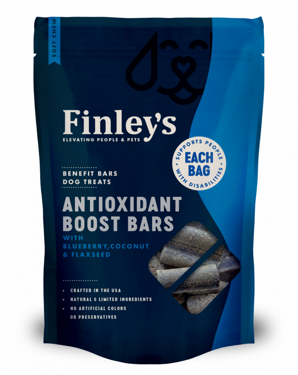 Finleys Antioxidant Boost Soft Chew Benefit Bars