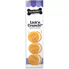 Load image into Gallery viewer, Three Dog Bakery Lick&#39;n Crunch Birthday Confetti Golden Birthday Cake Flavored Filling