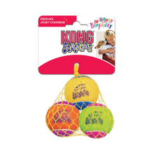 Load image into Gallery viewer, KONG AirDog Squeakair Birthday Balls Dog Toy