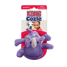 Load image into Gallery viewer, KONG Rosie Rhino Cozie Plush Dog Toy