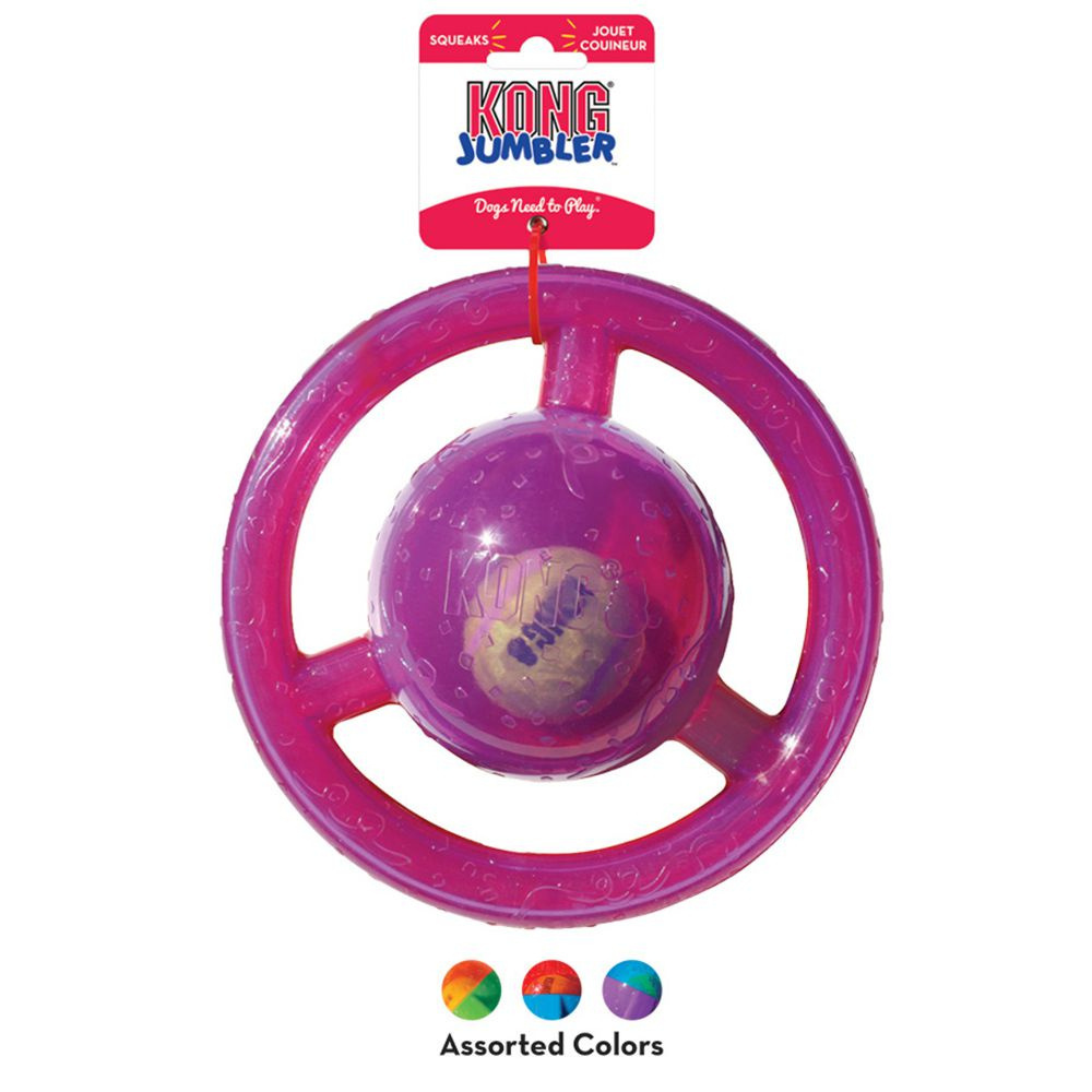 Kong Jumbler Shapes Disc Dog Toy