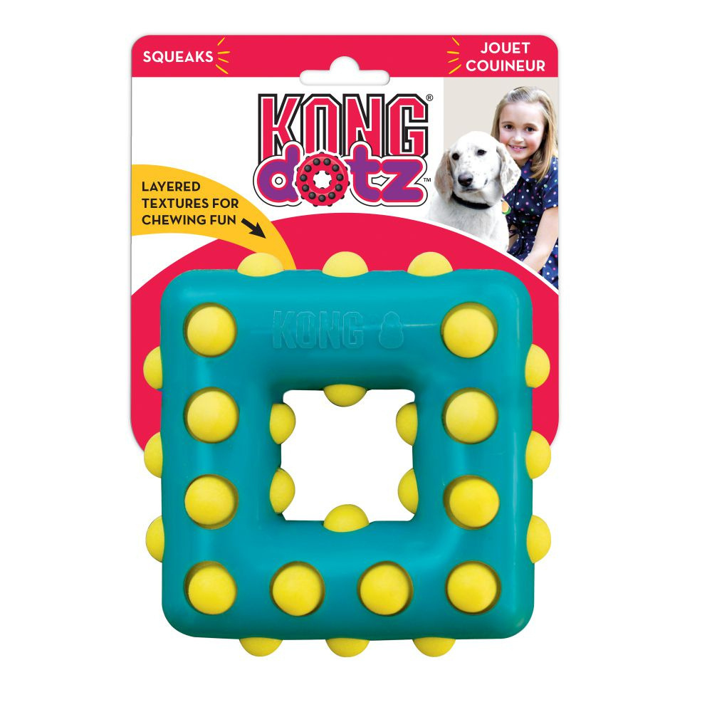 
                  
                    KONG Dotz Square Dog Toy
                  
                