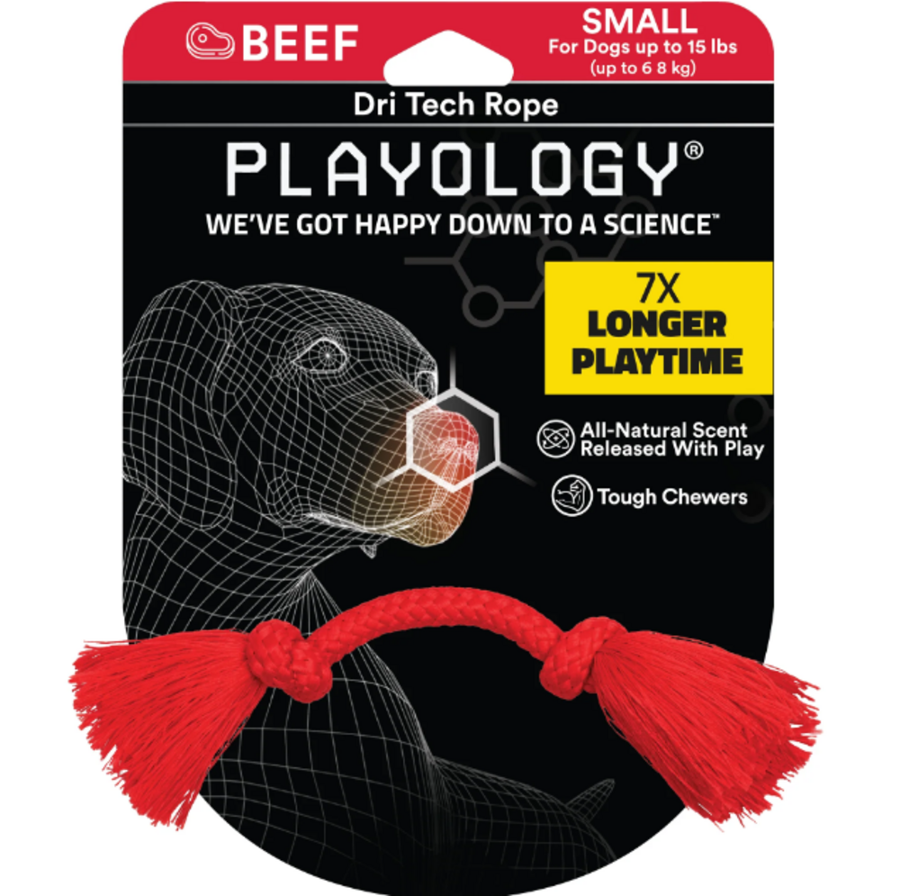 
                  
                    Playology Dri-Tech Rope Beef Scented Dog Toy
                  
                