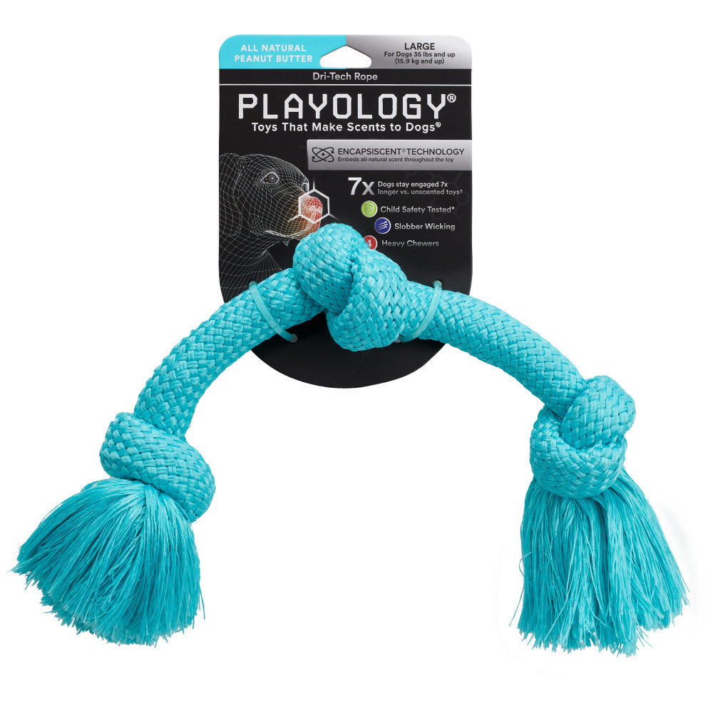 
                  
                    Playology Dri - Tech Rope Peanut Butter Scented Dog Toy
                  
                