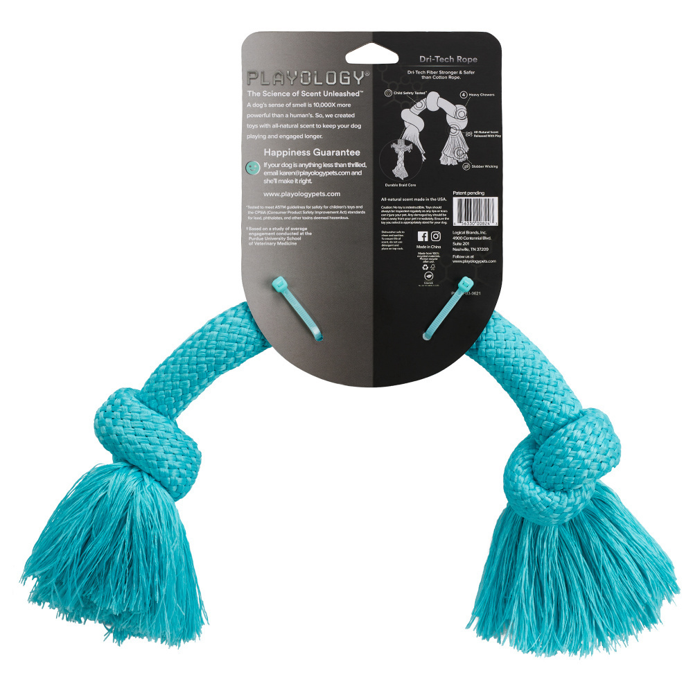 
                  
                    Playology Dri - Tech Rope Peanut Butter Scented Dog Toy
                  
                