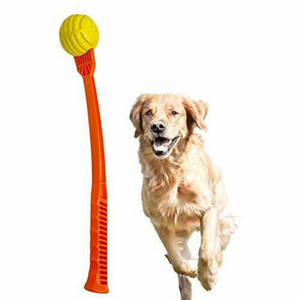 Flingerz Ultra Durable Whistling Ball Launcher Dog Toy