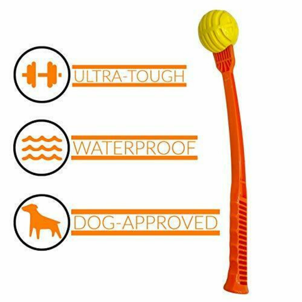 
                  
                    Flingerz Ultra Durable Whistling Ball Launcher Dog Toy
                  
                