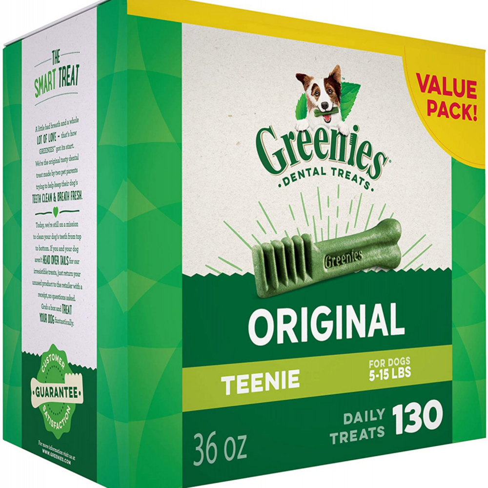 
                  
                    Greenies Adult Natural Dental Dog Treats Teenie Size, Original Flavor
                  
                