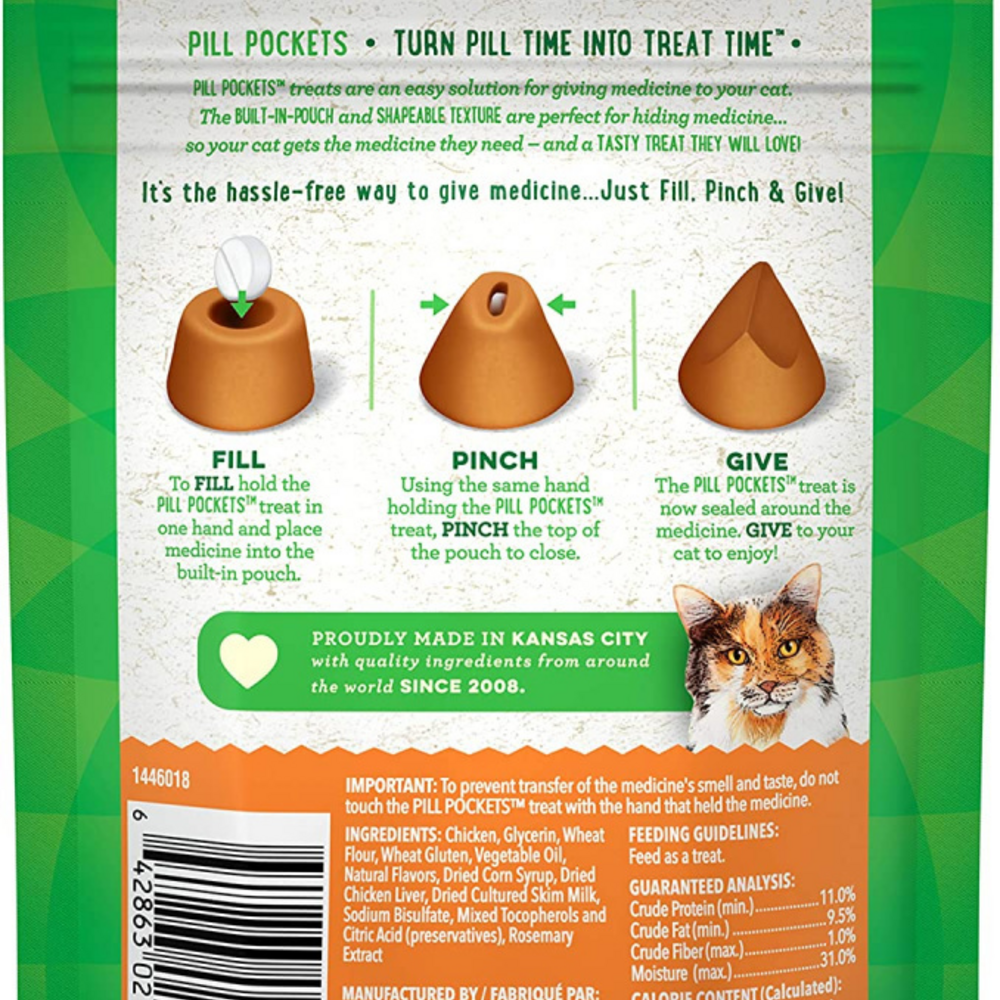 
                  
                    Greenies Pill Pockets Feline Chicken Flavor Cat Treats
                  
                