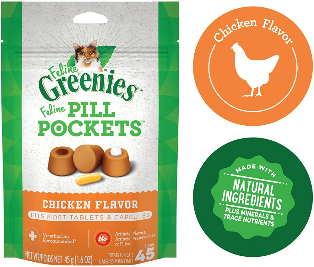 
                  
                    Greenies Pill Pockets Feline Chicken Flavor Cat Treats
                  
                