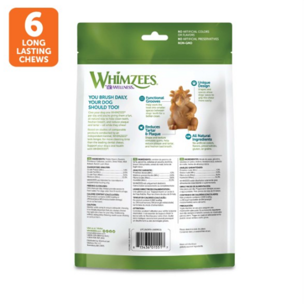 
                  
                    Whimzees Hedgehog Dental Chew Dog Treats
                  
                