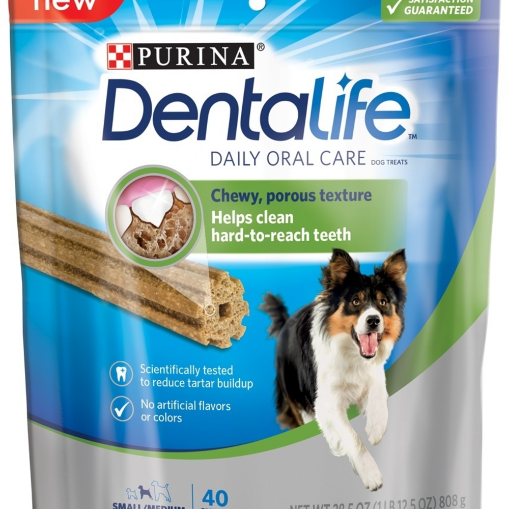 
                  
                    Purina Dentalife Daily Oral Care Adult Small & Medium Breed Chicken Flavor Dog Treats
                  
                