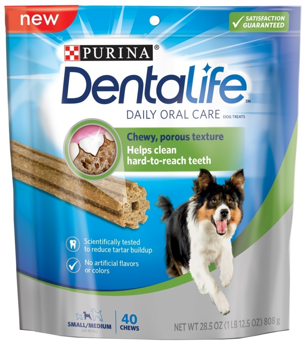 Purina Dentalife Daily Oral Care Adult Small & Medium Breed Chicken Dog Treats
