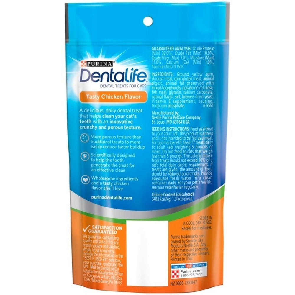 Purina Dentalife Tasty Chicken Dental Cat Treats