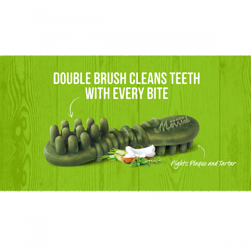 Merrick Fresh Kisses Coconut Oil and Botanics Dental Dog Chews Extra Small