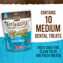 Load image into Gallery viewer, Merrick Fresh Kisses Dog Dental Treats With Mint Breath Strips Dog Treats for Medium Breeds