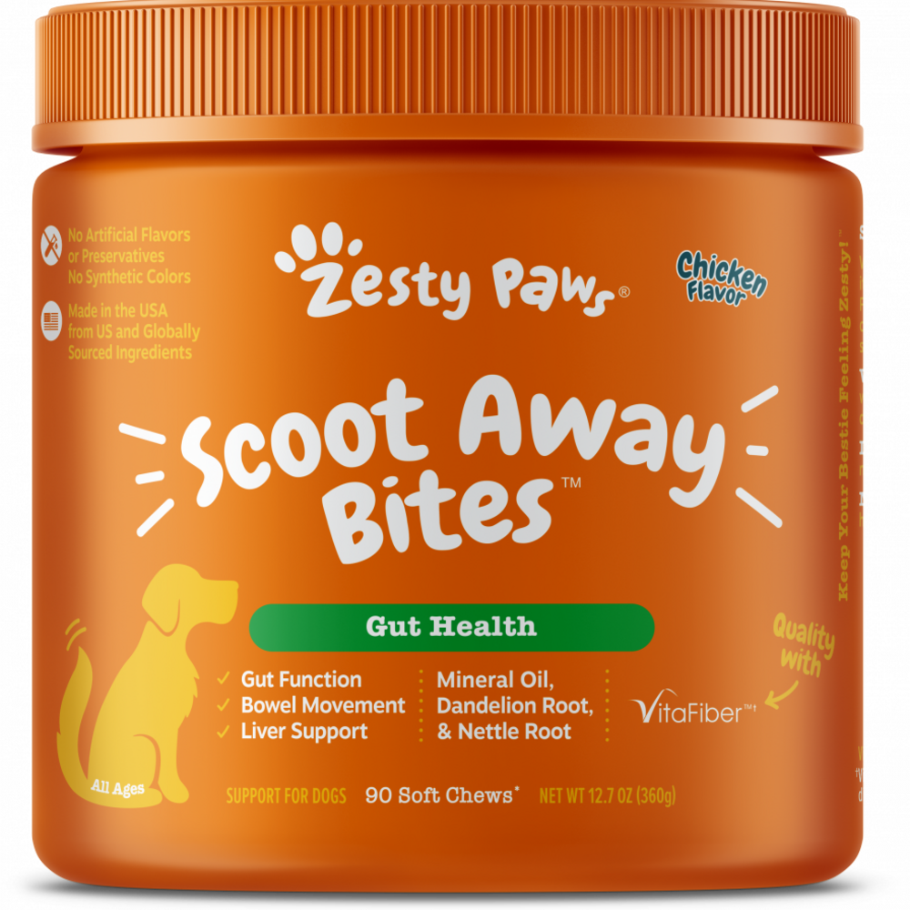 
                  
                    Zesty Paws Anal Gland Health Scoot Away Bites for Digestive & Immune Support Chicken Soft Chews for Dogs
                  
                