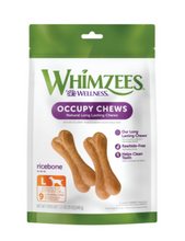 Load image into Gallery viewer, Whimzees Large Rice Bone Dental Chew Dog Treats