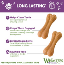 Load image into Gallery viewer, Whimzees Large Rice Bone Dental Chew Dog Treats