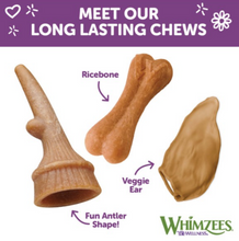 Load image into Gallery viewer, Whimzees Large Rice Bone Dental Chew Dog Treats