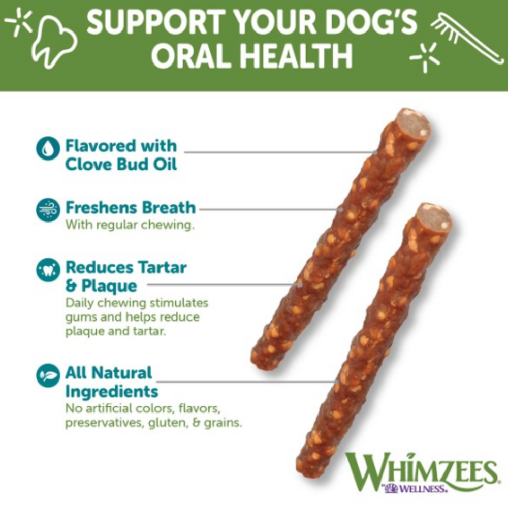 
                  
                    Whimzees Veggie Sausage Dental Chew Dog Treats
                  
                