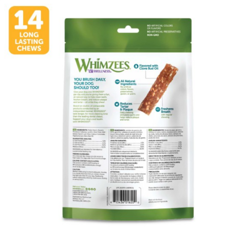 
                  
                    Whimzees Medium Veggie Strip Dental Chew Dog Treats
                  
                