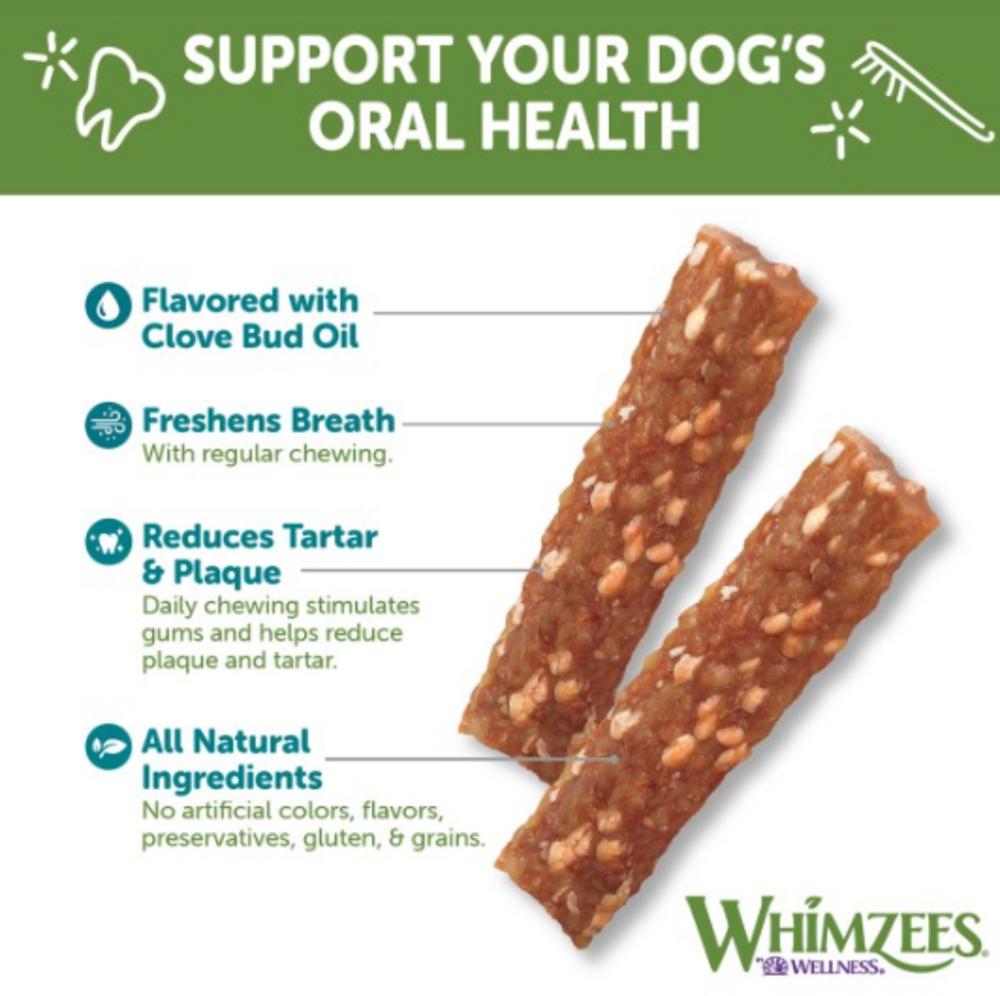 
                  
                    Whimzees Medium Veggie Strip Dental Chew Dog Treats
                  
                