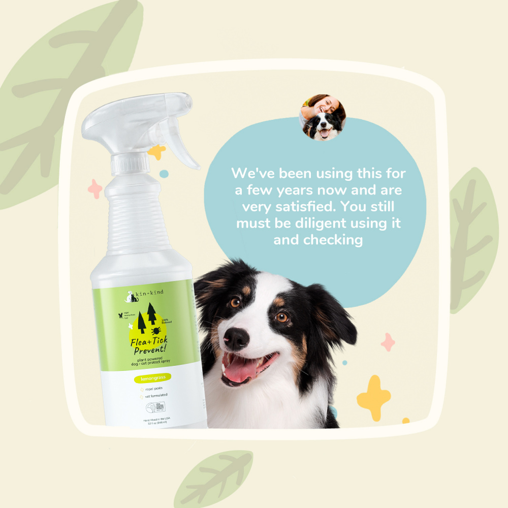 
                  
                    kin+kind Flea & Tick Prevent! Plant Powered Dog & Cat Protect Lemongrass Spray
                  
                